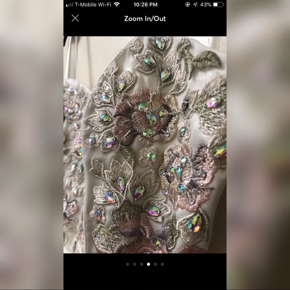 White Formal Dress - Picture 4 of 6